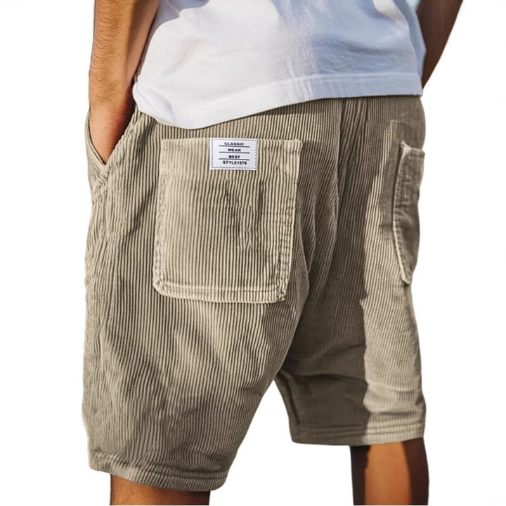 Men's Casual Shorts with Elastic Waistband for Summer Style 1