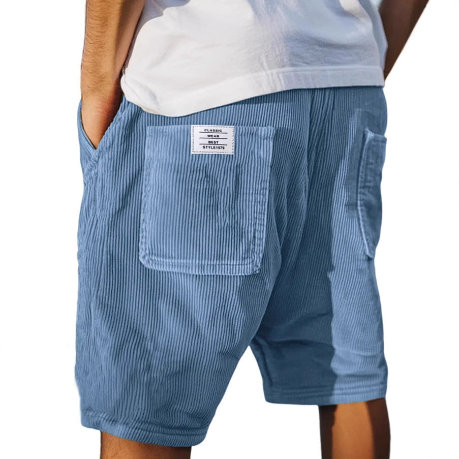 Men's Casual Shorts with Elastic Waistband for Summer Style 2