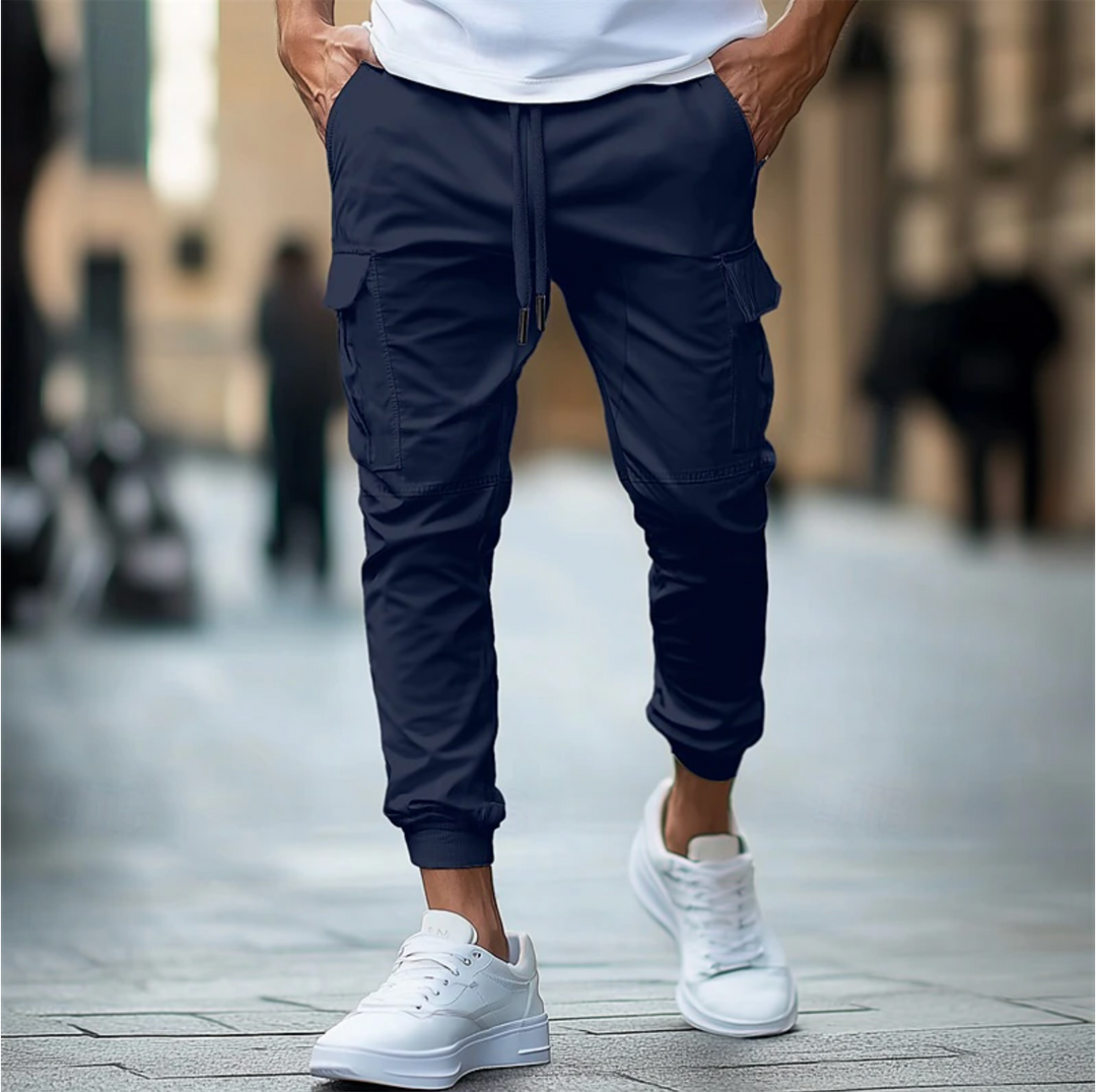 Men's Joggers Cargo Pants - Tapered Fit for Everyday Comfort and Style, Modern Streetwear with Functional Pockets 1