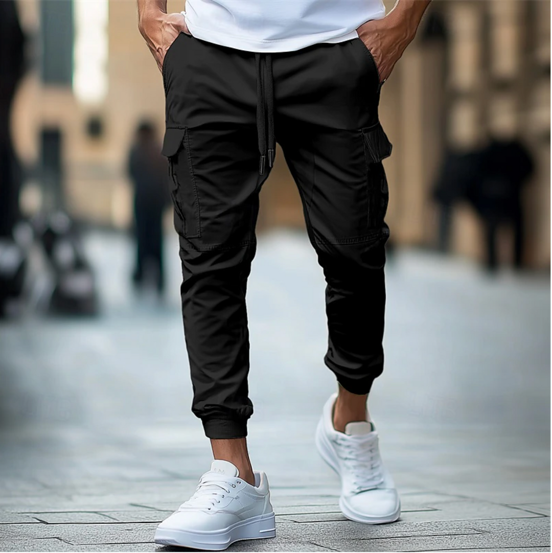 Men's Joggers Cargo Pants - Tapered Fit for Everyday Comfort and Style, Modern Streetwear with Functional Pockets 2