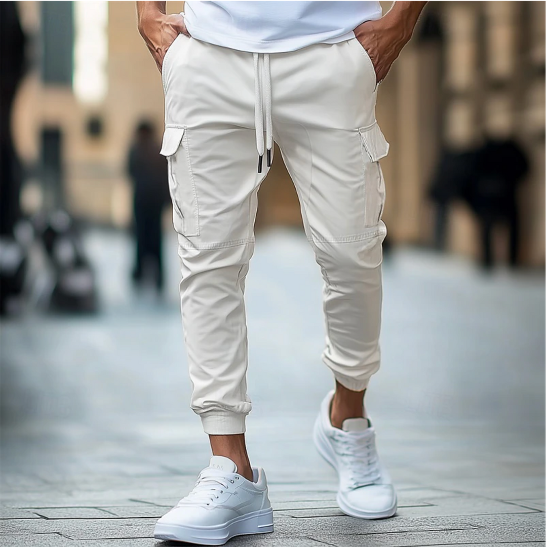 Men's Joggers Cargo Pants - Tapered Fit for Everyday Comfort and Style, Modern Streetwear with Functional Pockets 3