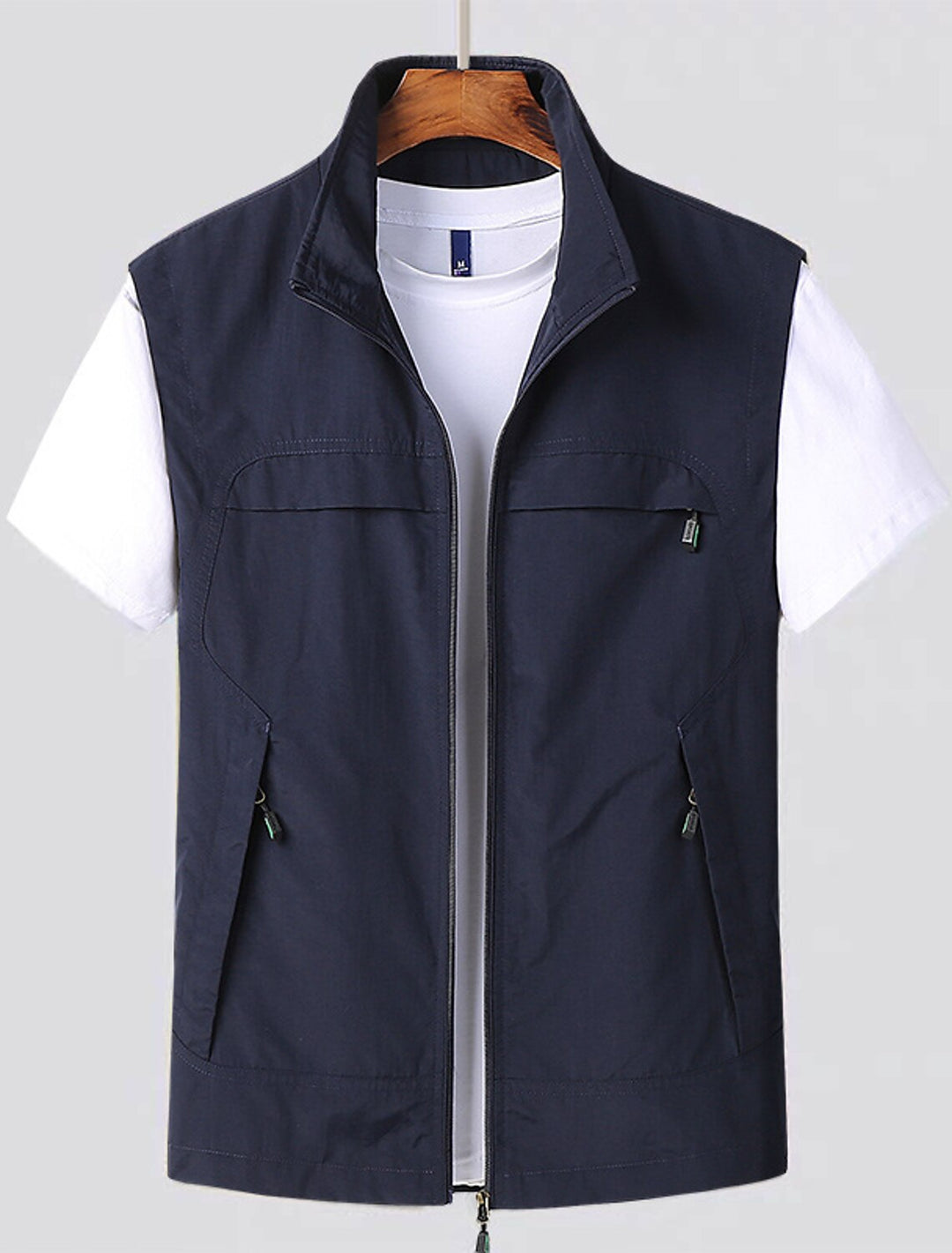 Men's Lightweight Quick-Drying Vest for Breathable Comfort and Practical Storage 0