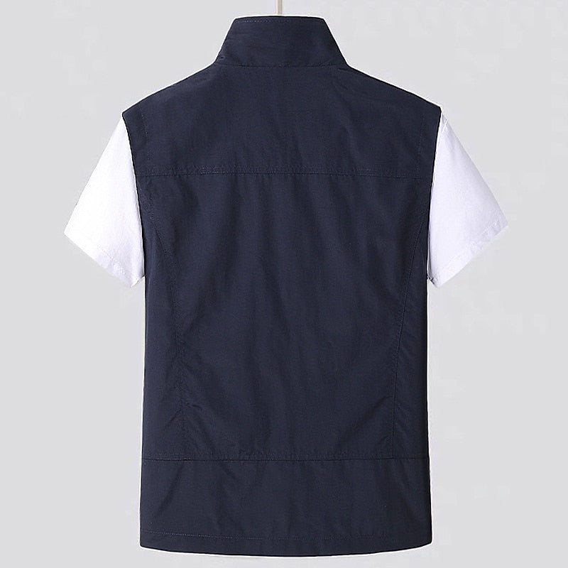 Men's Lightweight Quick-Drying Vest for Breathable Comfort and Practical Storage 1