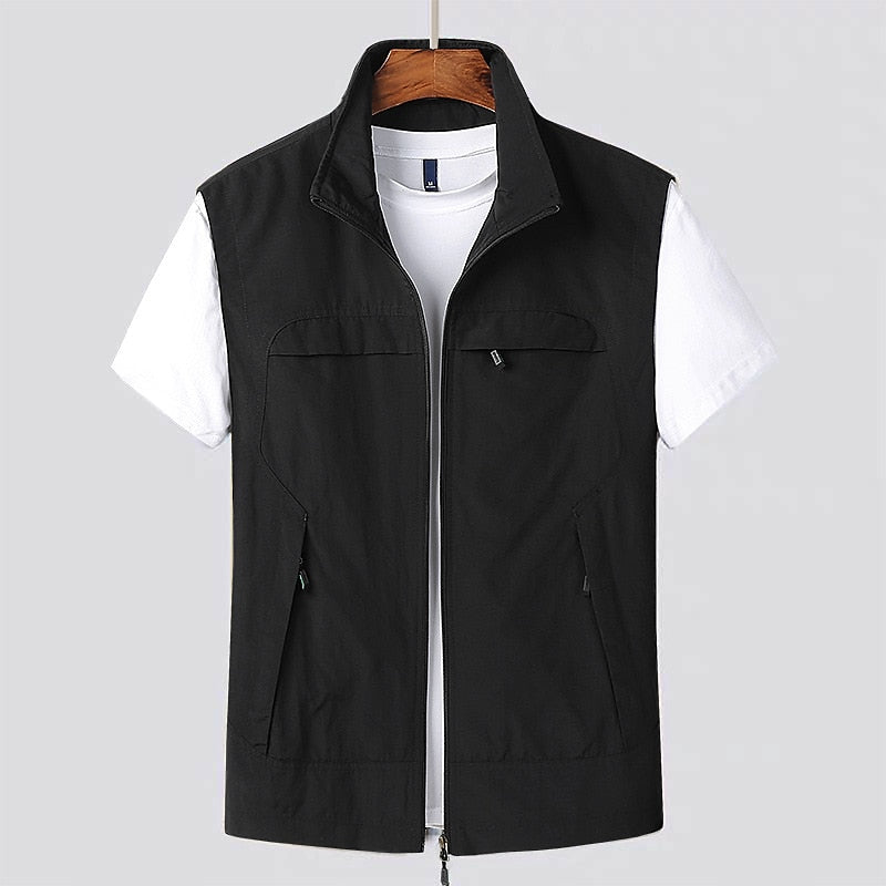 Men's Lightweight Quick-Drying Vest for Breathable Comfort and Practical Storage 3