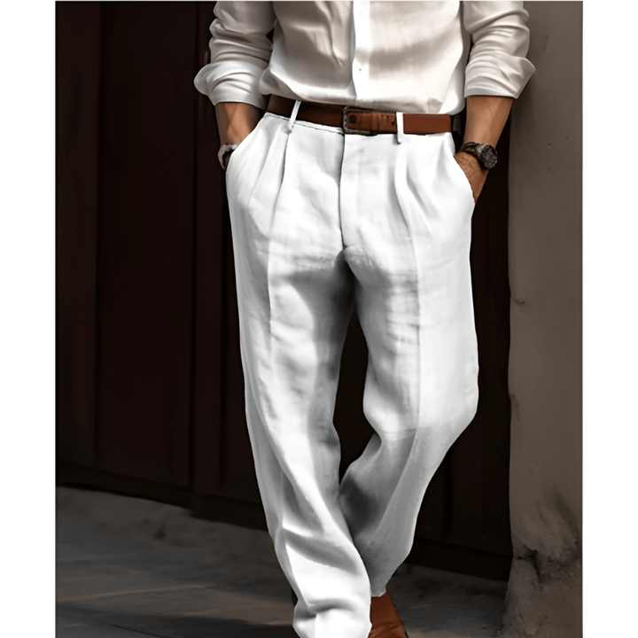 Men's Trousers - Elegant Straight Cut for All-Day Comfort and Versatile Styling 2