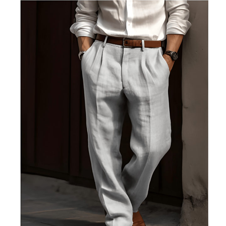 Men's Trousers - Elegant Straight Cut for All-Day Comfort and Versatile Styling 3