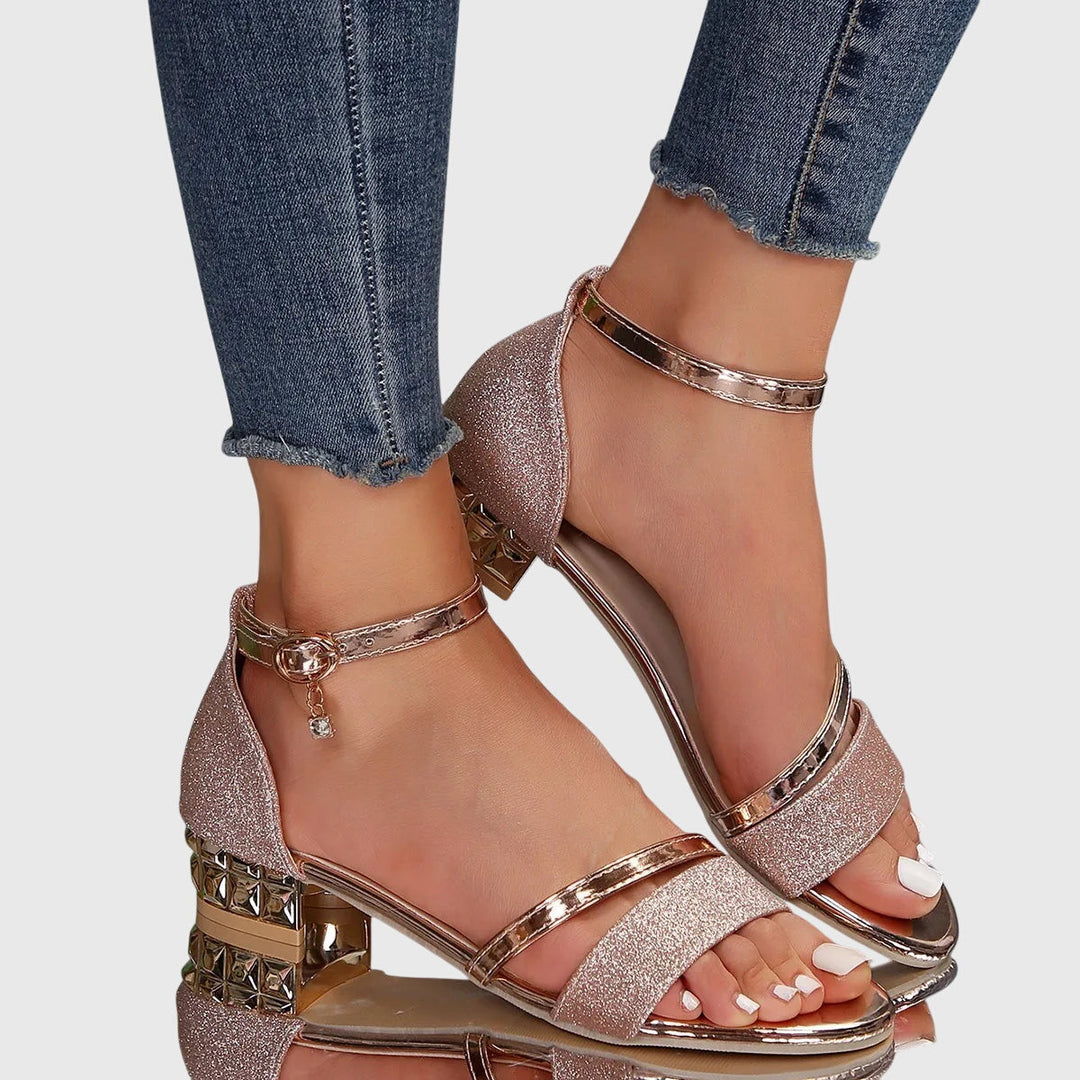 Orthopedic Heeled Sandals with Arch Support for Comfort and Style 3