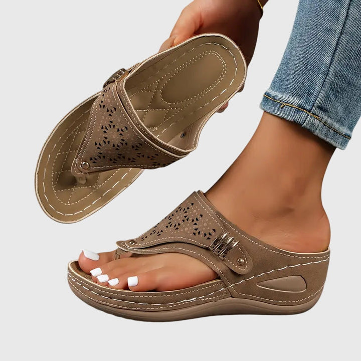Orthopedic Sandals for Women with Arch Support - Comfortable Slip-On Footwear for All-Day Wear 1