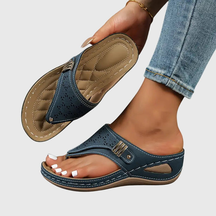 Orthopedic Sandals for Women with Arch Support - Comfortable Slip-On Footwear for All-Day Wear 2