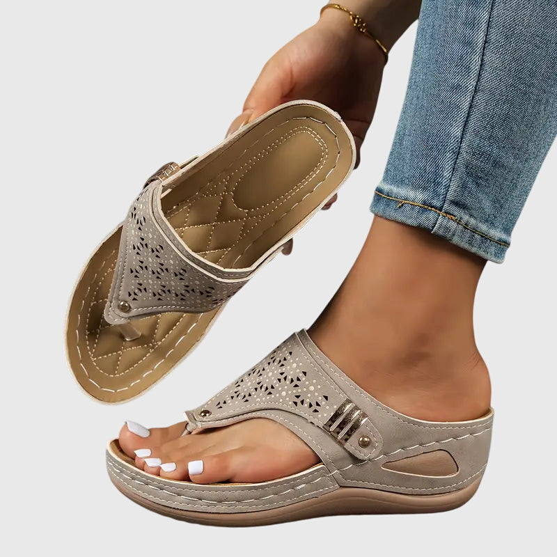 Orthopedic Sandals for Women with Arch Support - Comfortable Slip-On Footwear for All-Day Wear 3