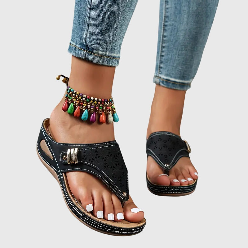 Orthopedic Sandals for Women with Arch Support - Comfortable Slip-On Footwear for All-Day Wear 6