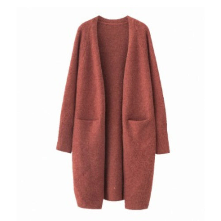 Women's Oversized Long Open-Front Knit Cardigan for Layered Casual and Office Looks