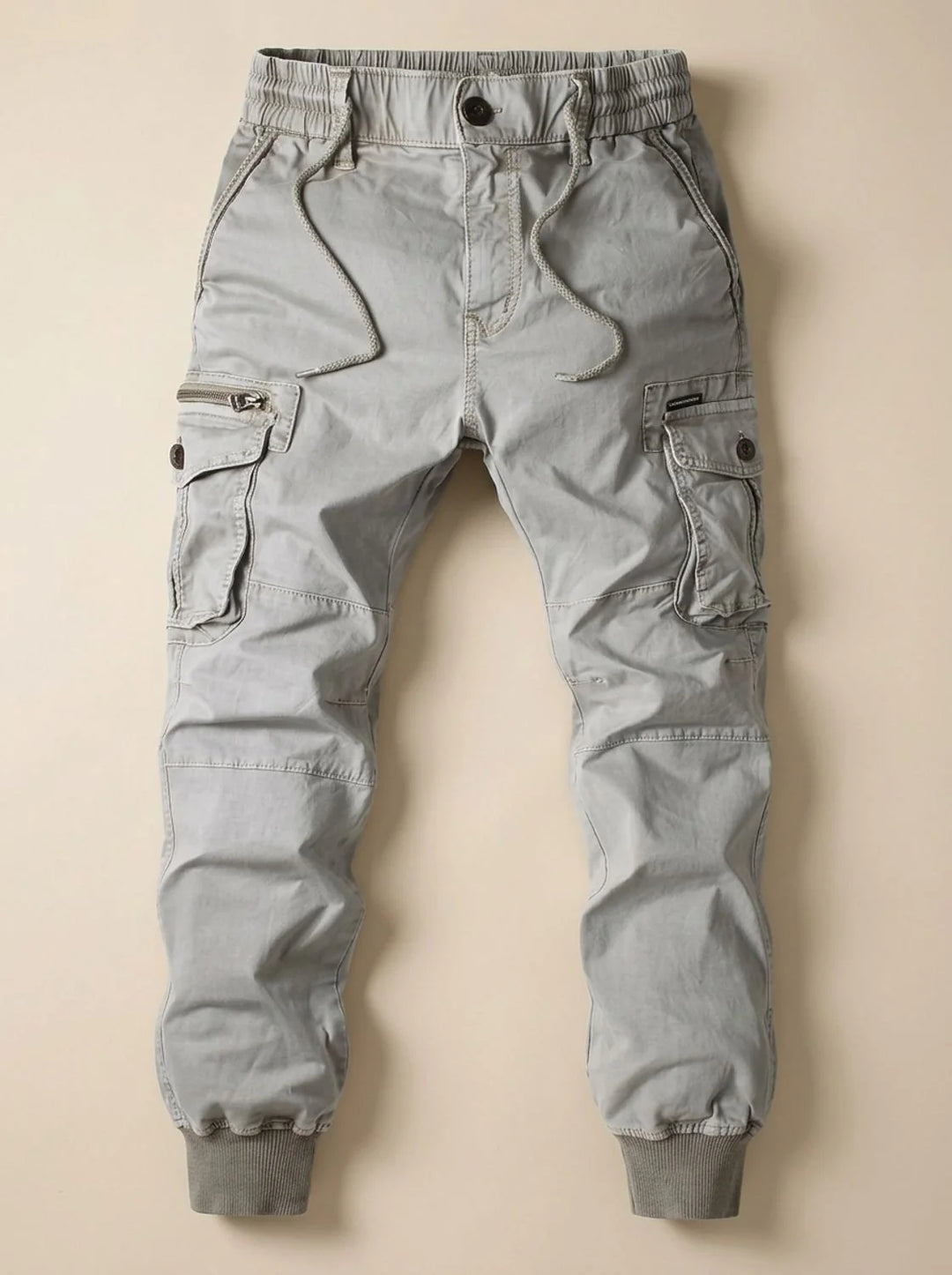 Simon | Men's Cargo Jogger Pants with Cargo Pockets and Elastic Waistband 2