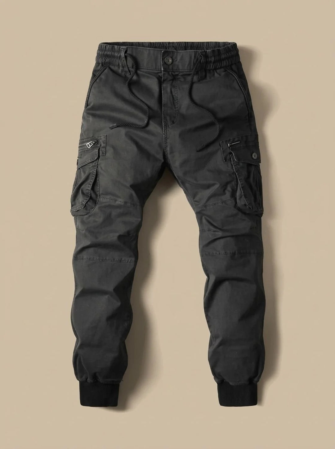 Simon | Men's Cargo Jogger Pants with Cargo Pockets and Elastic Waistband 4