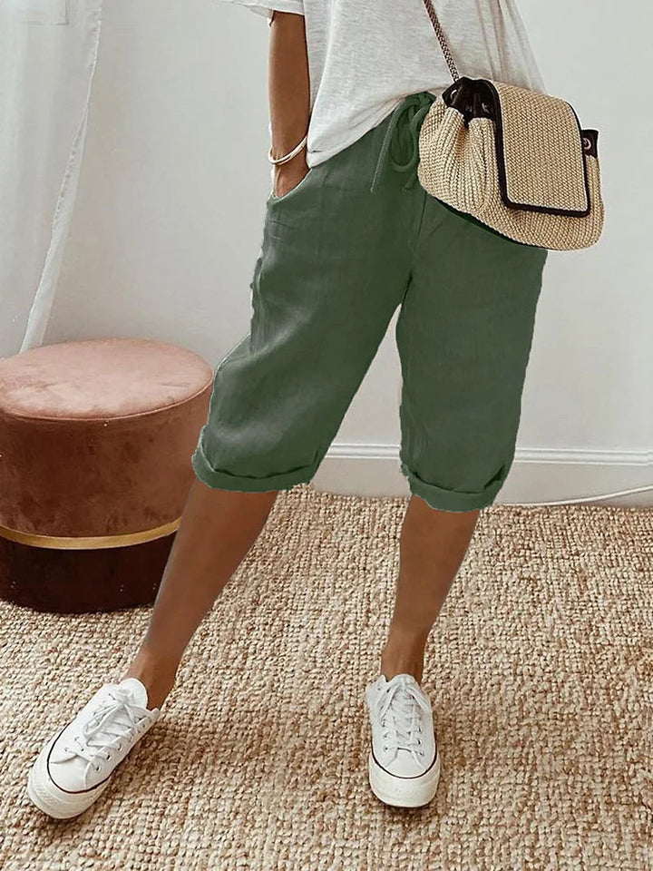 Stylish Women's Pants for Everyday Comfort with Relaxed Fit and Side Pockets 2