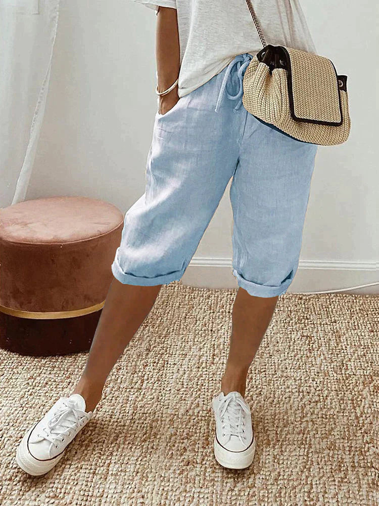 Stylish Women's Pants for Everyday Comfort with Relaxed Fit and Side Pockets 3