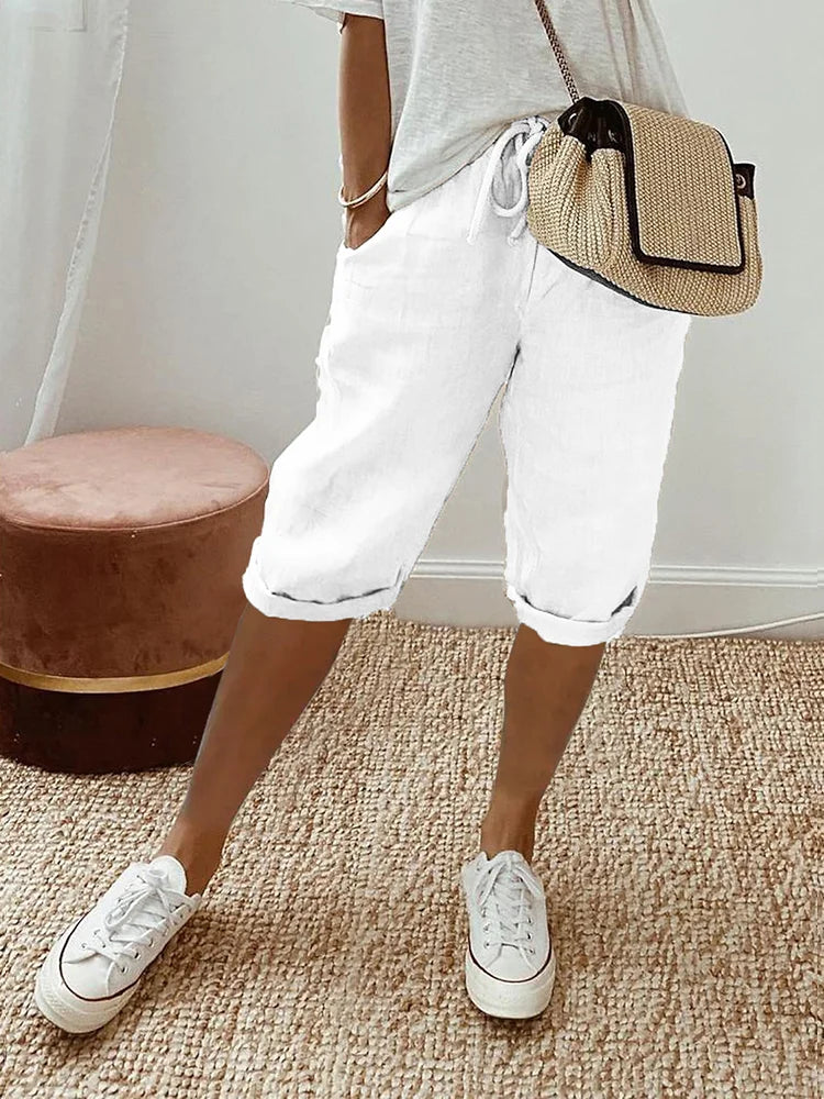 Stylish Women's Pants for Everyday Comfort with Relaxed Fit and Side Pockets 4