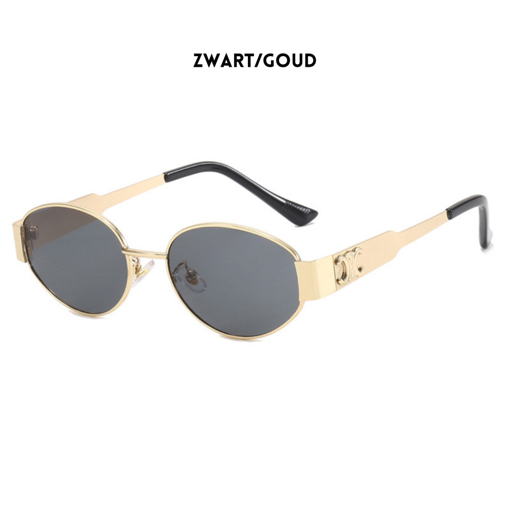 Trendy Vintage Gold Sunglasses for Women - Retro Style Eyewear 1