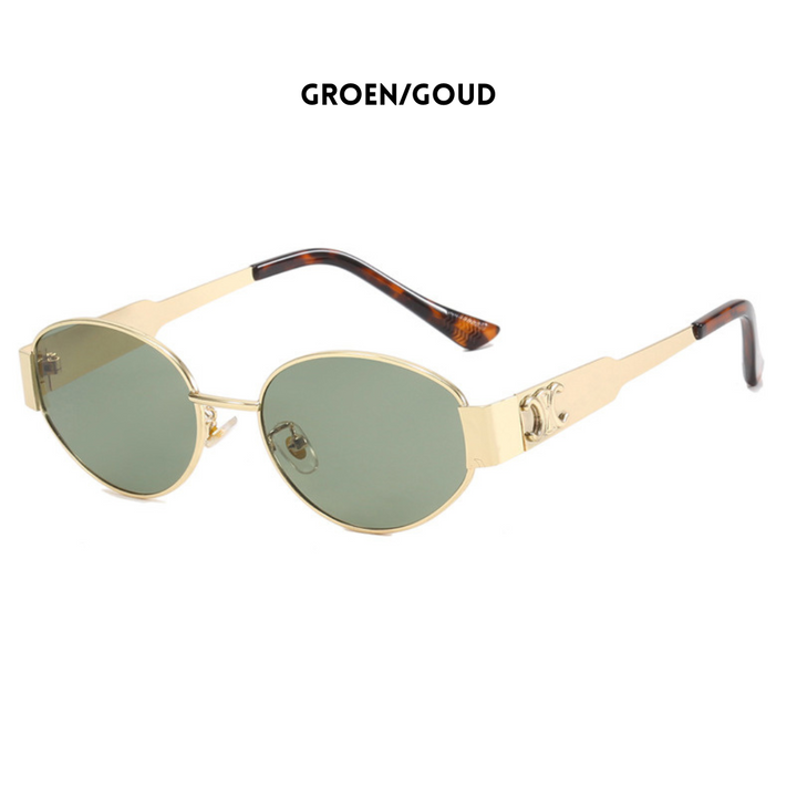 Trendy Vintage Gold Sunglasses for Women - Retro Style Eyewear 2