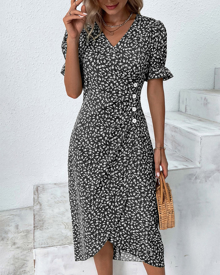 V-Neck Summer Dress for Women - Flattering and Versatile Day-to-Event Style 2