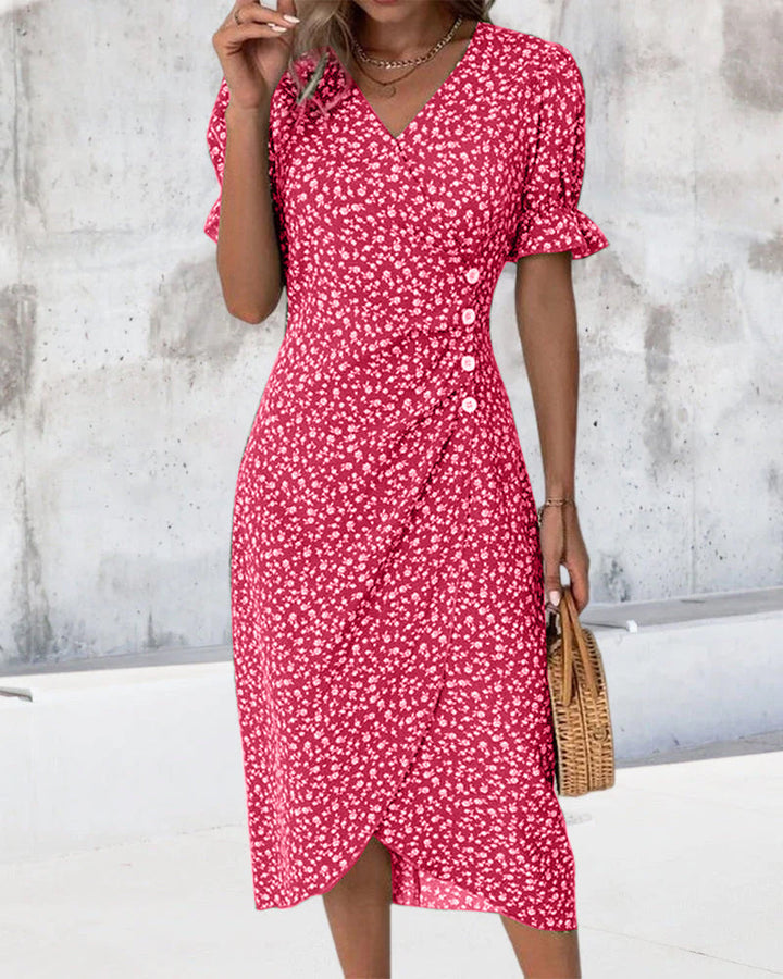 V-Neck Summer Dress for Women - Flattering and Versatile Day-to-Event Style 3
