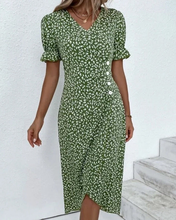 V-Neck Summer Dress for Women - Flattering and Versatile Day-to-Event Style 4