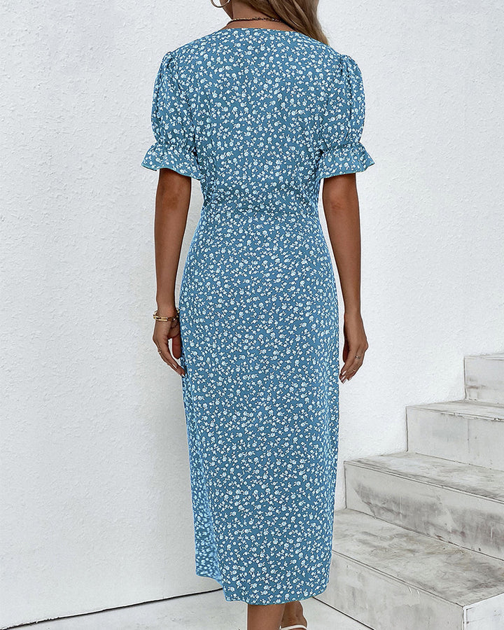 V-Neck Summer Dress for Women - Flattering and Versatile Day-to-Event Style 7