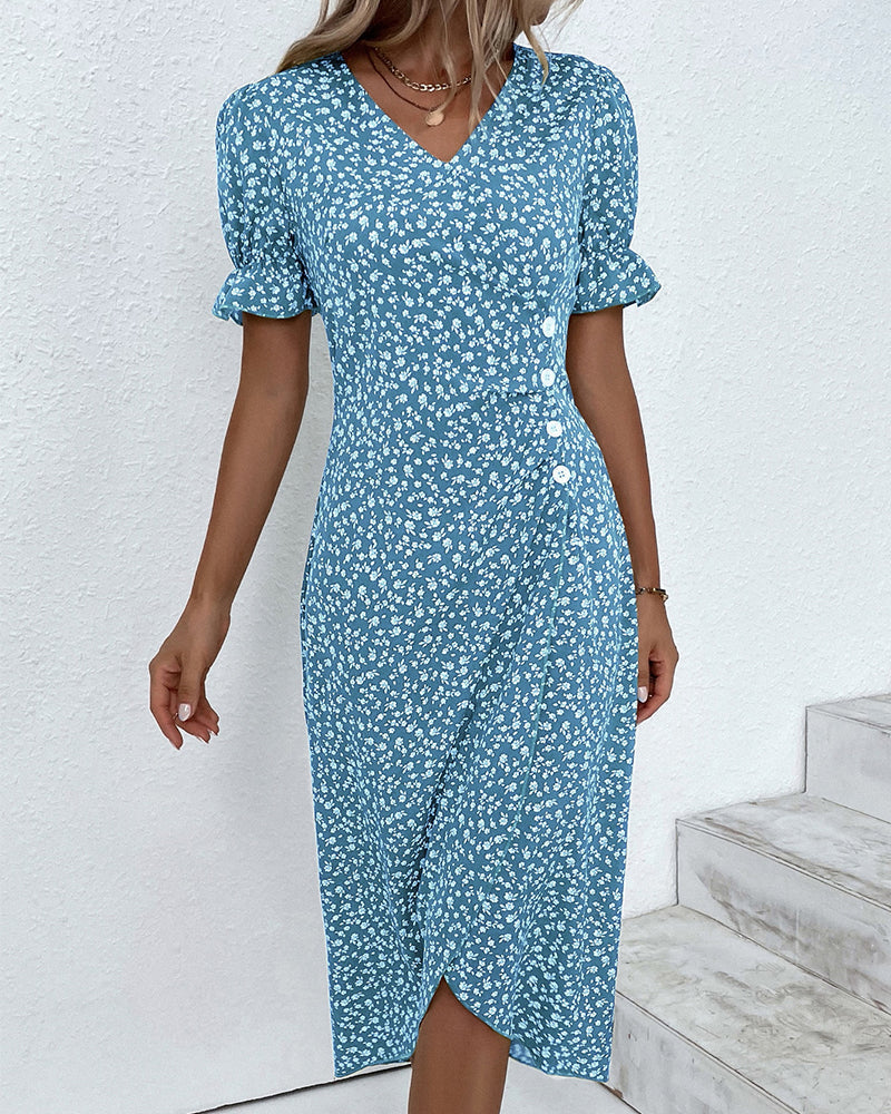 V-Neck Summer Dress for Women - Flattering and Versatile Day-to-Event Style 8