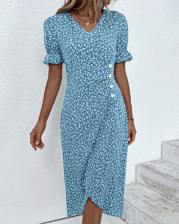 V-Neck Summer Dress for Women - Flattering and Versatile Day-to-Event Style 8
