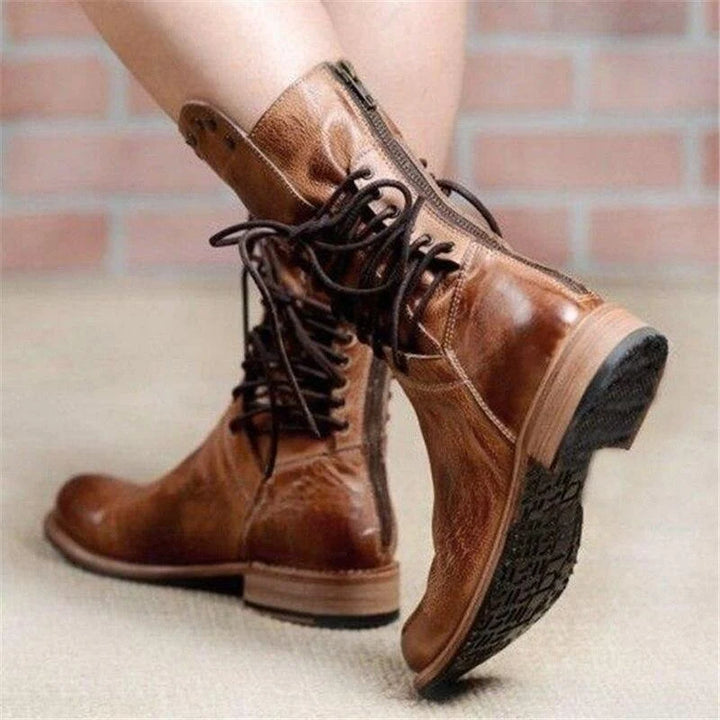 WYNONA | RUSTIKALE VINTAGE LEDERSTIEFEL 5