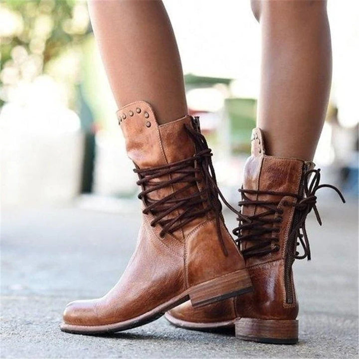 WYNONA | RUSTIKALE VINTAGE LEDERSTIEFEL 6