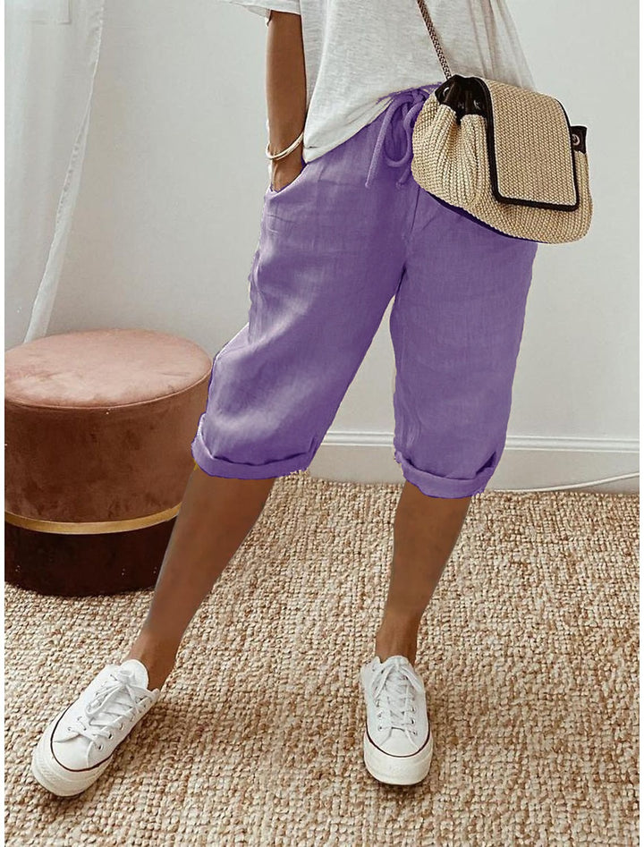 Women’s Relaxed Fit Capri Pants for Effortless Summer Style