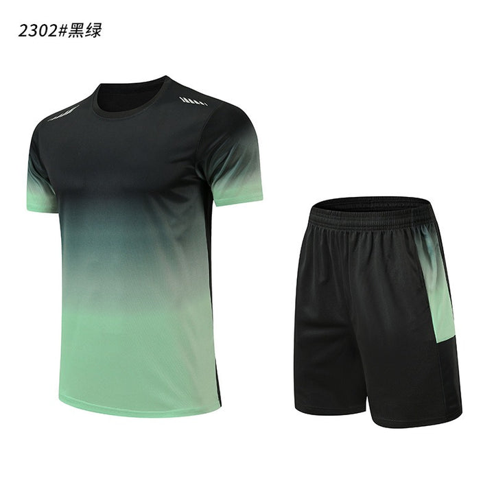 Men's Activewear Set Tracksuit | Gym Clothes Men for Workout | Quick-Drying Workout Shirt for Men & Flexible Shorts