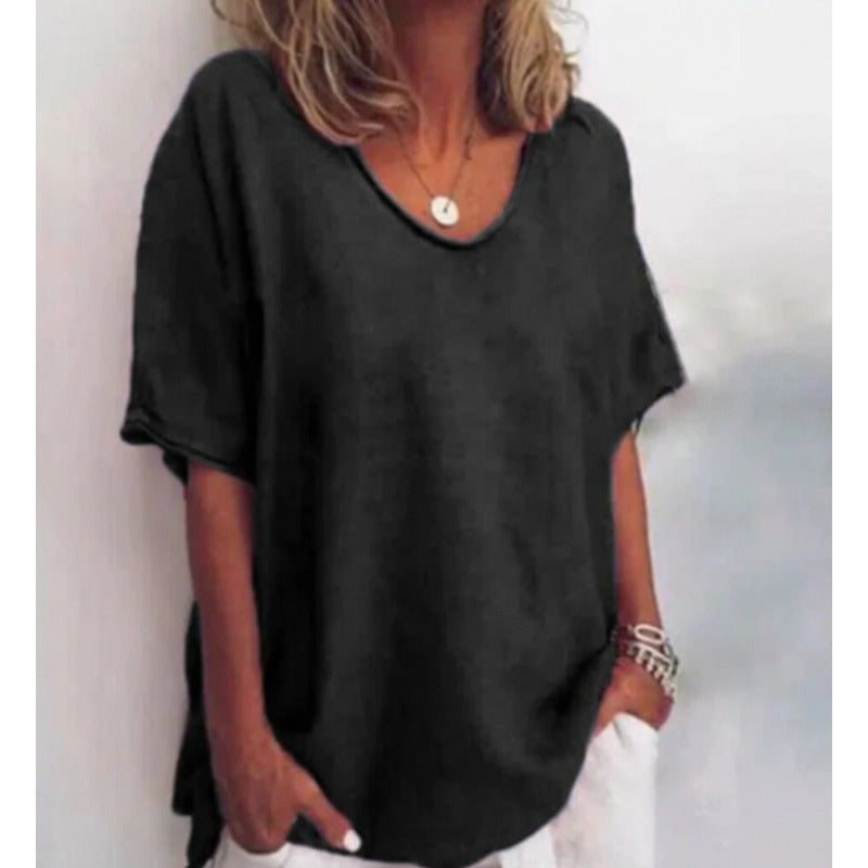 Iris | Chemise à col en V polyvalente pour femmes