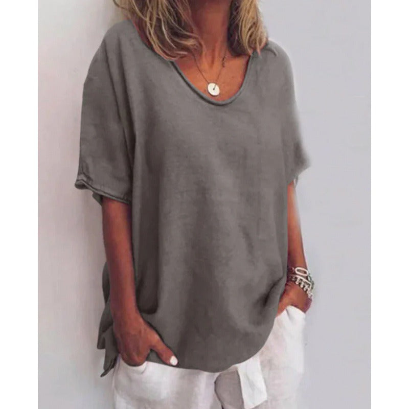 Iris | Chemise à col en V polyvalente pour femmes