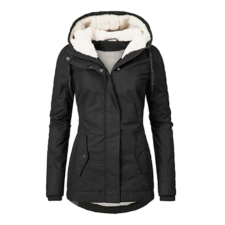 Frieda | Women's Fleece-Lined Waterproof Hooded Jacket with Zip