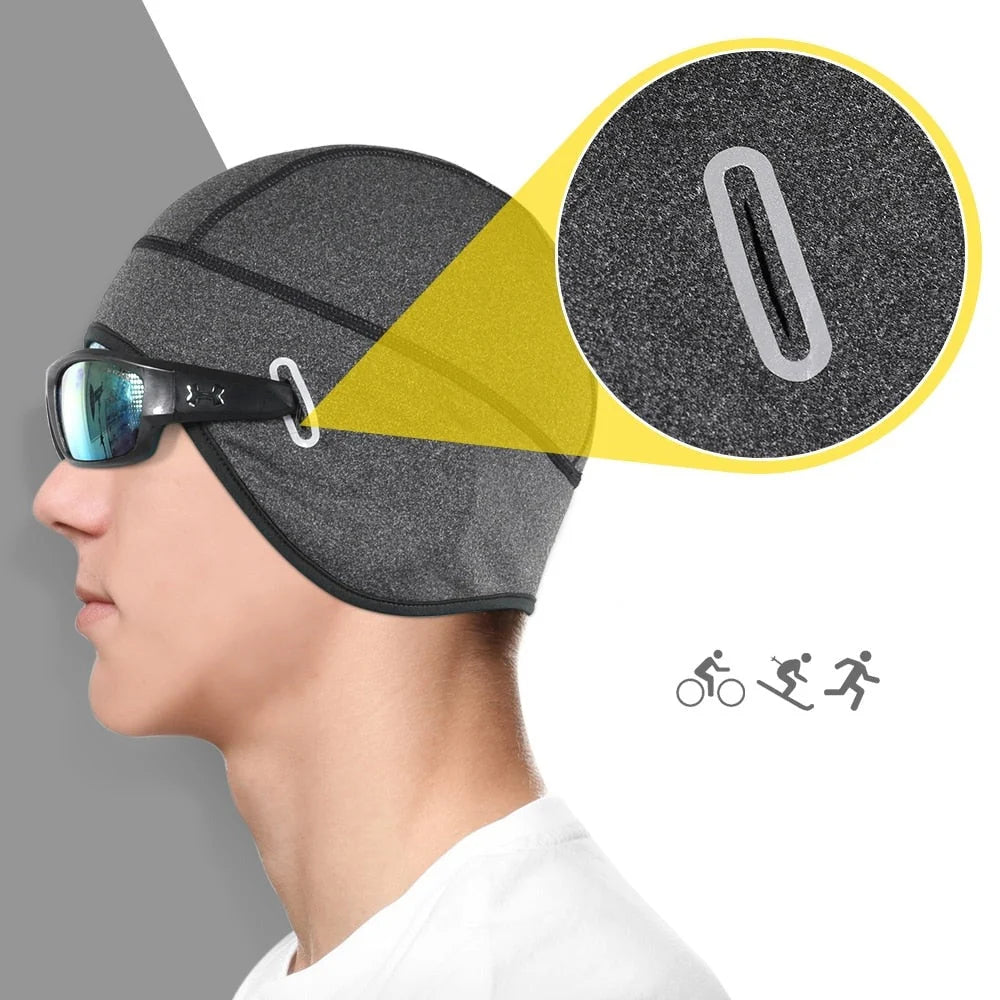 Wintermütze für unter dem Helm mit elastischem Stoff 6