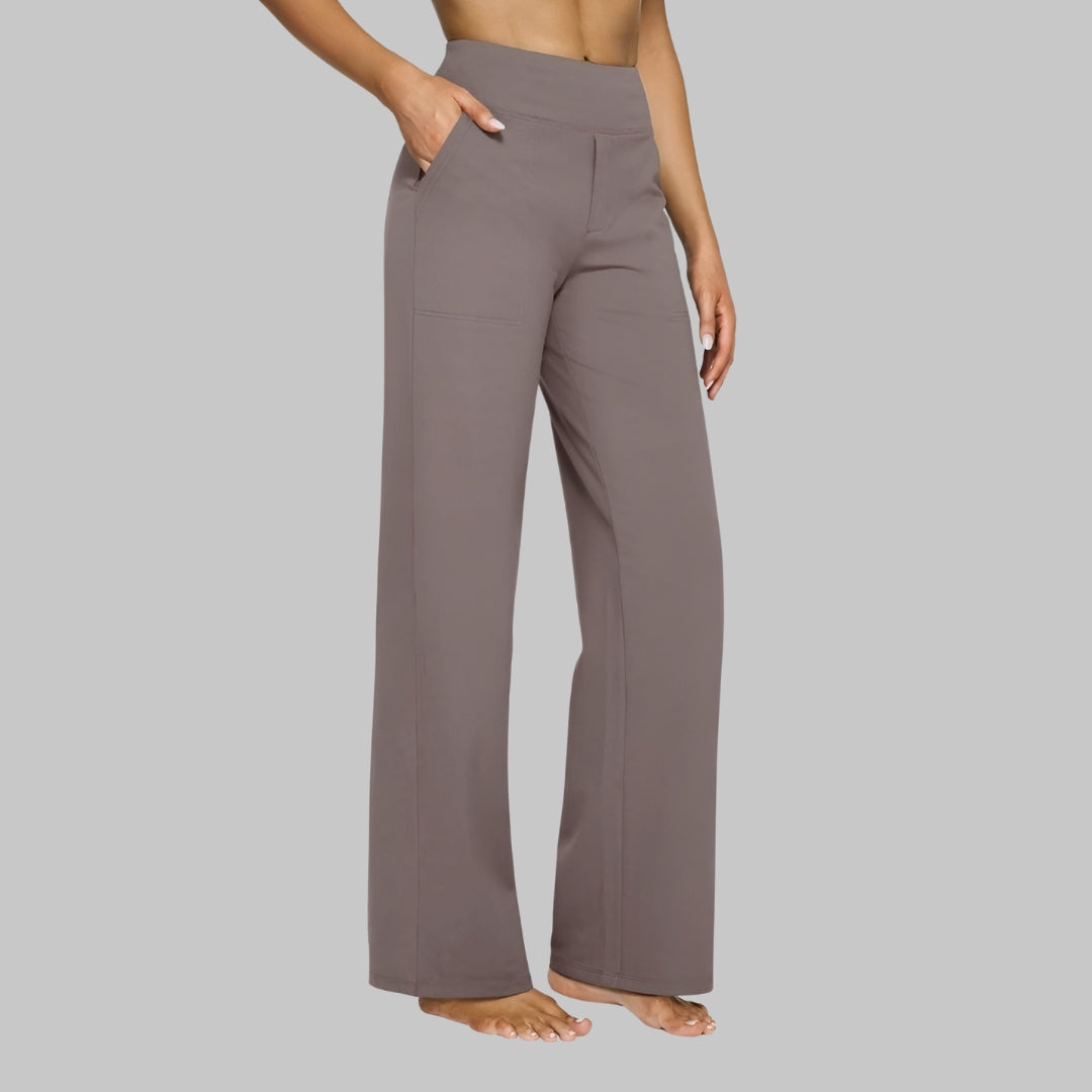 Women's Comfort Fit Pants - Soft, Breathable, Stretchy Everyday Wear with Practical Pockets 0