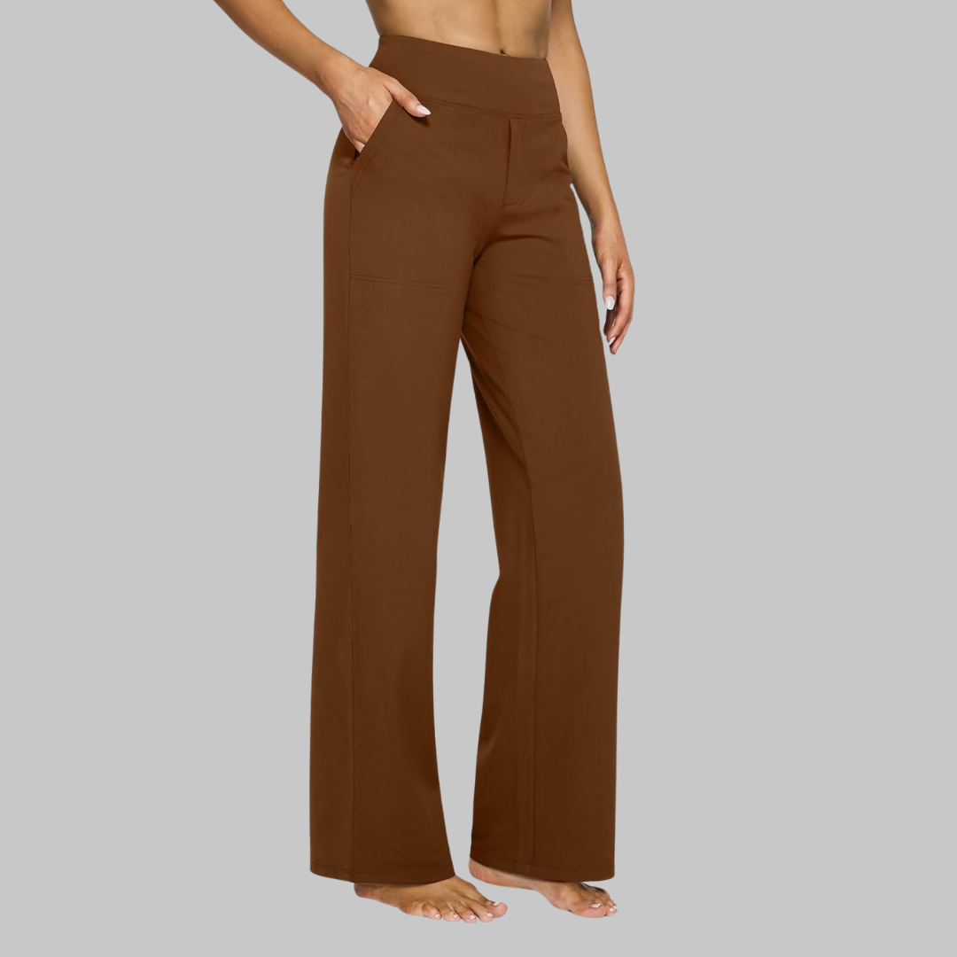 Women's Comfort Fit Pants - Soft, Breathable, Stretchy Everyday Wear with Practical Pockets 5