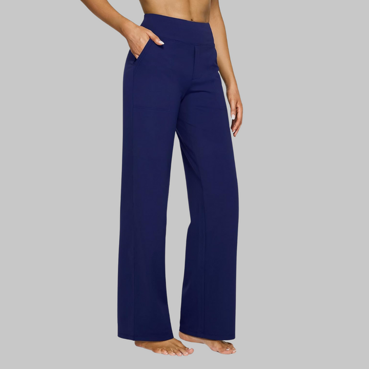Women's Comfort Fit Pants - Soft, Breathable, Stretchy Everyday Wear with Practical Pockets 6