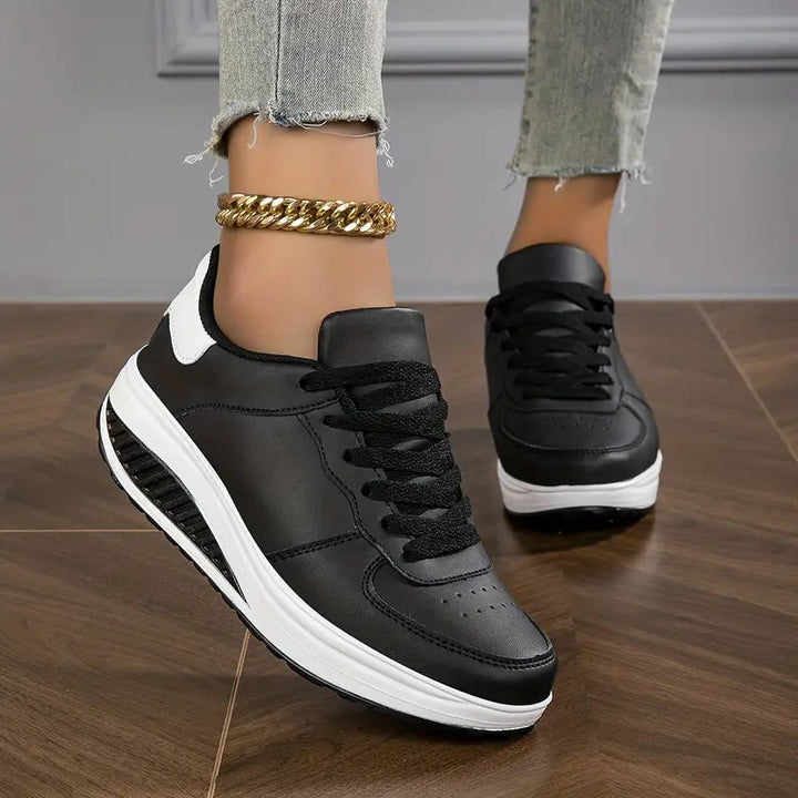 Women's Comfortable Lace-Up Orthopedic Shoes for Everyday Wear 0