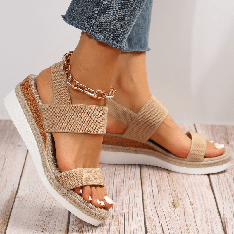 Women's Comfortable Platform Sandals - Sporty Chic Everyday Footwear for Summer 0