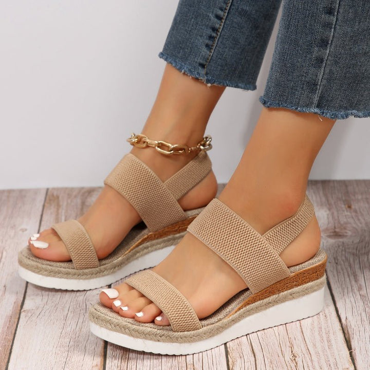 Women's Comfortable Platform Sandals - Sporty Chic Everyday Footwear for Summer 1