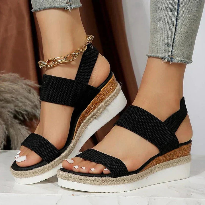 Women's Comfortable Platform Sandals - Sporty Chic Everyday Footwear for Summer 4