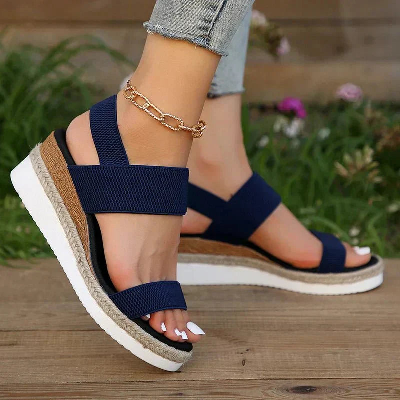 Women's Comfortable Platform Sandals - Sporty Chic Everyday Footwear for Summer 6