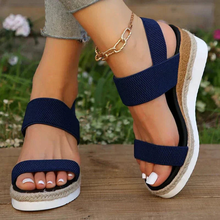 Women's Comfortable Platform Sandals - Sporty Chic Everyday Footwear for Summer 7