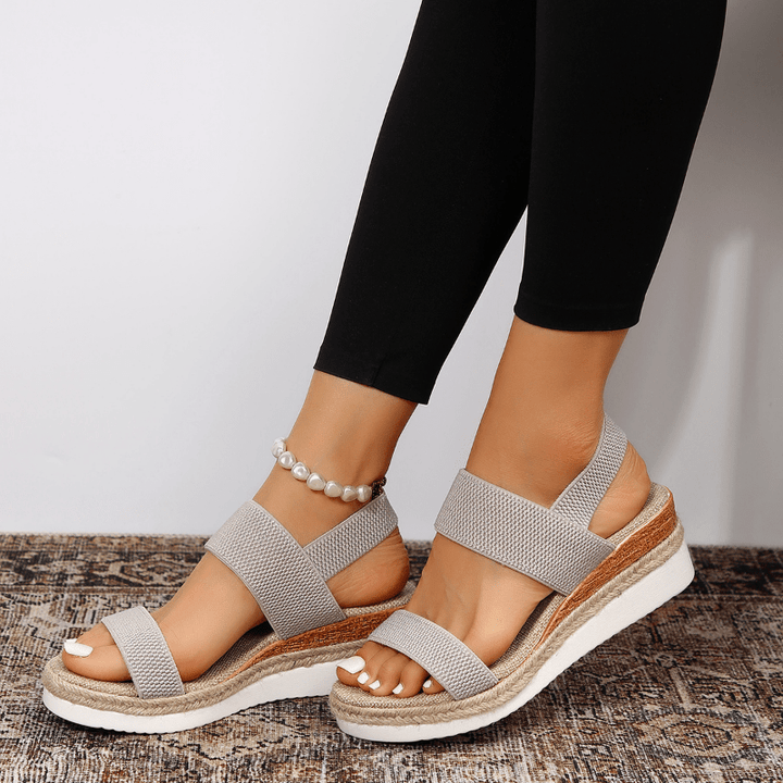 Women's Comfortable Platform Sandals - Sporty Chic Everyday Footwear for Summer 8