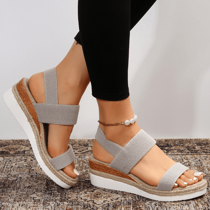 Women's Comfortable Platform Sandals - Sporty Chic Everyday Footwear for Summer 9
