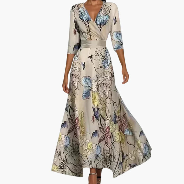 Women's Floral Maxi Dress - Elegant Summer Dress Perfect for Special Events 10