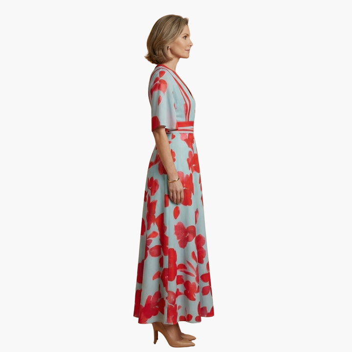 Women's Floral Maxi Dress - Elegant Summer Dress Perfect for Special Events 2